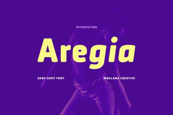 Aregia Typeface: Elevating Campaign Visuals