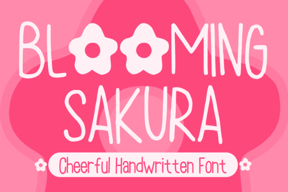 Blooming Sakura: A Playful Sans Serif Font for Campaigns