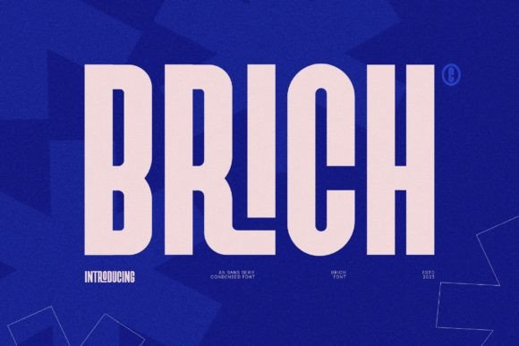 Brich Typeface: Balanced Sans Serif for Digital Campaigns