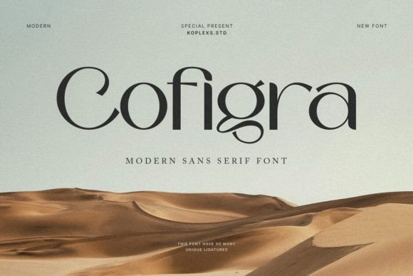 Cofigra: The Sans Serif Font for Bold Campaigns