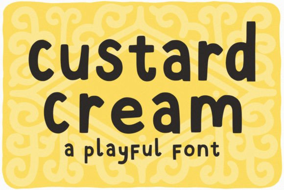 Custard Cream: A Playful Sans Serif Font for Web Design