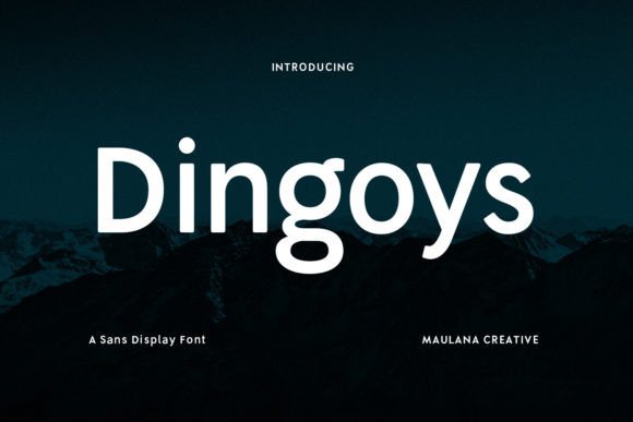 Dingoys Font: A Quirky Sans Serif for Crafters
