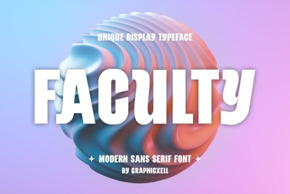 Faculty Typeface: A Balanced Sans Serif for Editorial Design