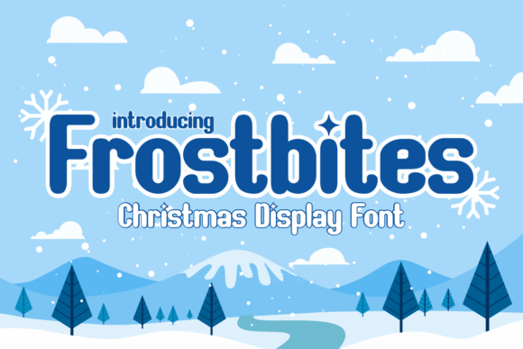 Frostbites Font: A Festive Typeface for Crafters