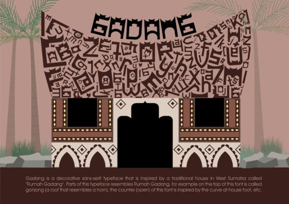 Gadang Typeface: A Bold Font for Brand Identity