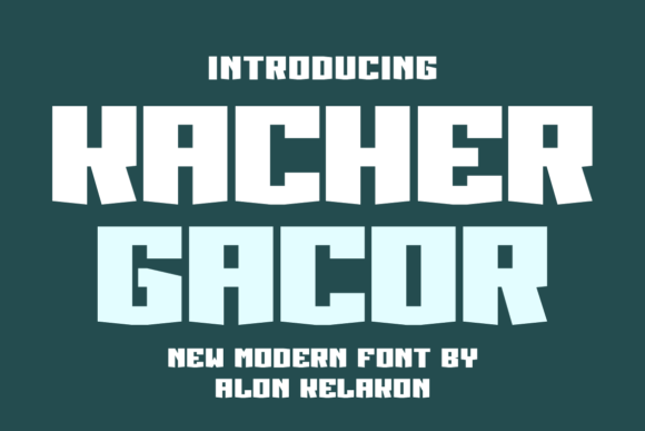 Kacher Gacor: The Perfect Sans Serif Font for Crafters
