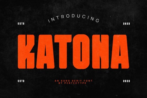 Katona Typeface: Balanced Design for Makers