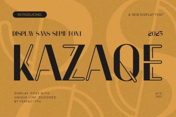 Kazaqe Typeface: Elevate Your Brand Identity