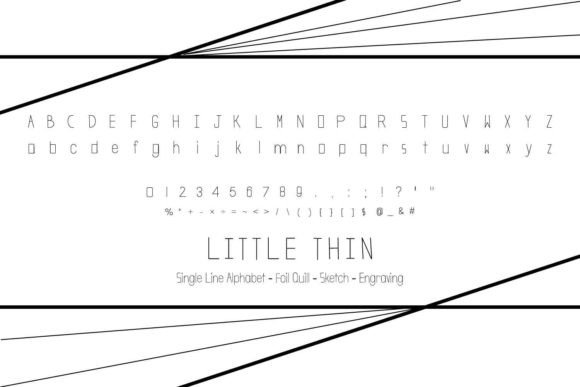 Little Thin: A Delicate Typeface for Editorial Design