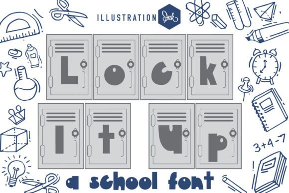 Lock It Up: A Playful Font for Branding
