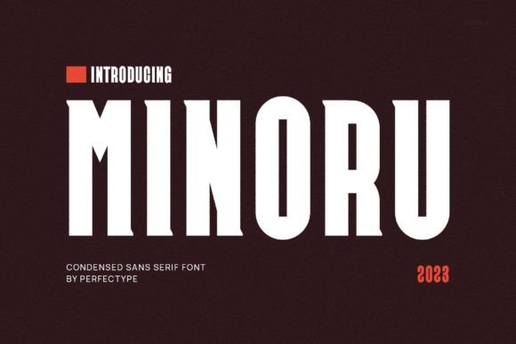 Minoru: A Balanced Sans Serif Typeface for Editorial Design