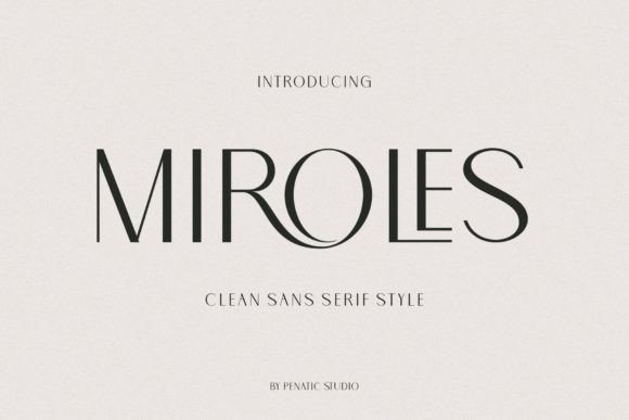 Miroles Font: A Clean Sans Serif for Modern Web Design
