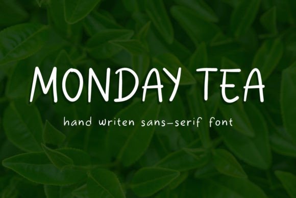 Monday Tea Font: A Sweet Typeface for Branding