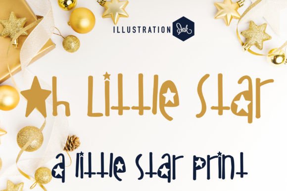 Oh Little Star: A Whimsical Handcrafted Font for Makers