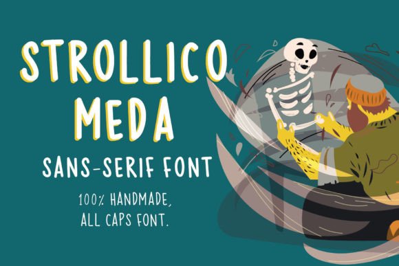 Strollico Meda: A Playful Handwritten Font for Web Design