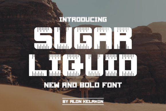Sugar Liquid Typeface for Editorial Design