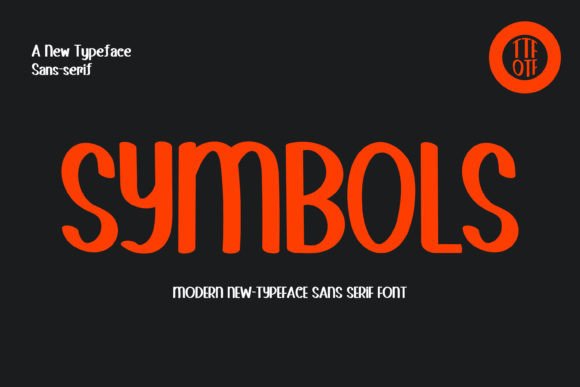 Symbols: A Quirky Serif Font for Digital Design