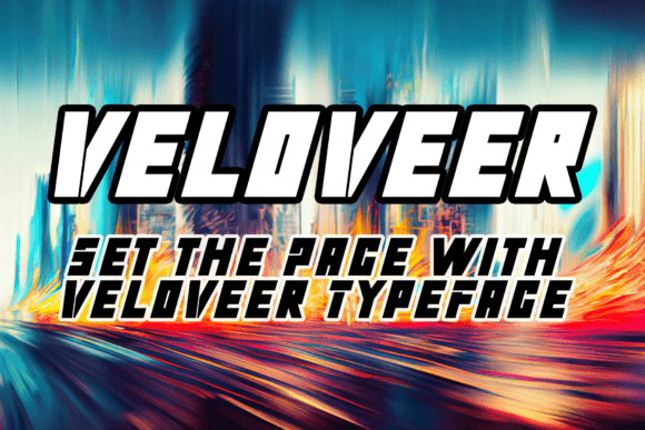 Veloveer: A Dynamic Sans Serif Typeface for Editorial Design