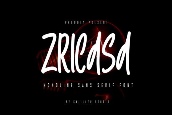 Zricasa: A Playful Sans Serif Font for Bold Brands